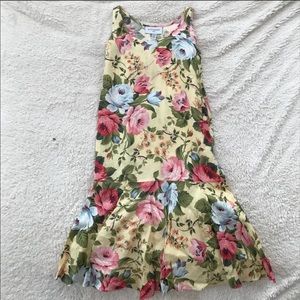 Vintage floral midi